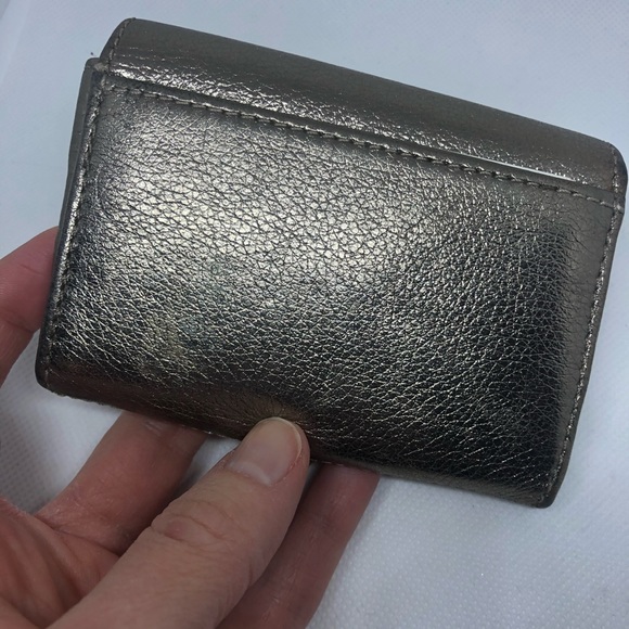 Coach Pewter Card Holder Wallet - Picture 5 of 7
